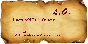 Laczházi Odett névjegykártya